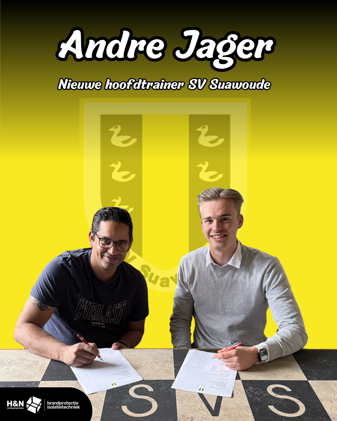 Andre Jager en Niels Lenes